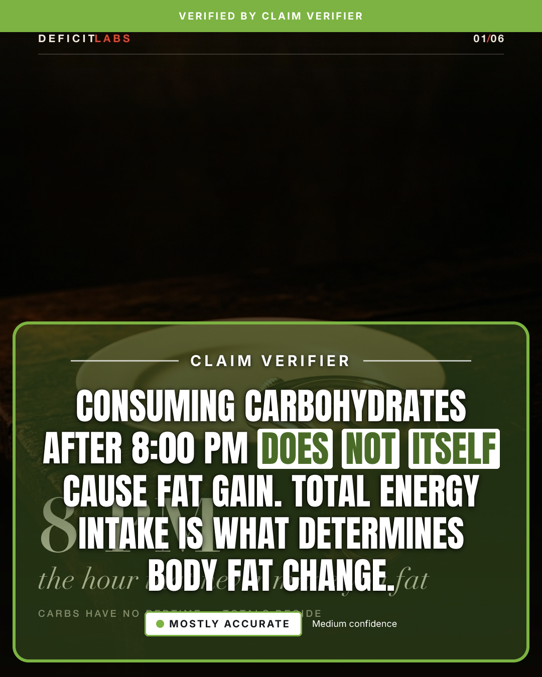 Fact-check card, verdict Mostly accurate
