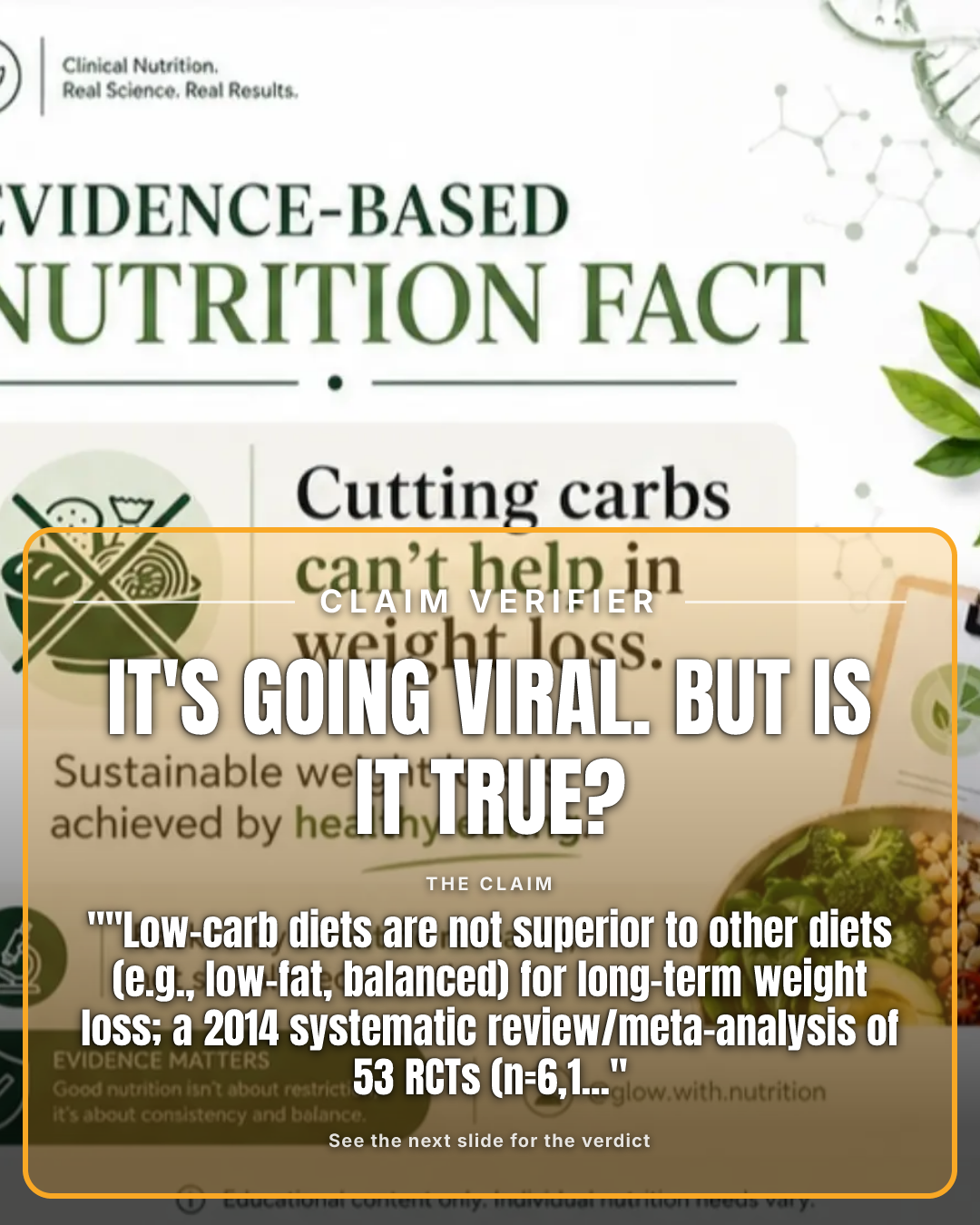 Fact-check card, verdict Partially accurate but misleading