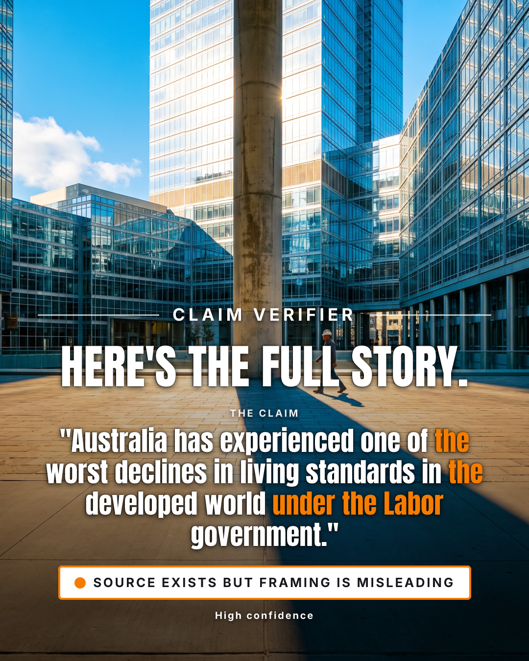 Fact-check card, verdict Source exists but framing is misleading
