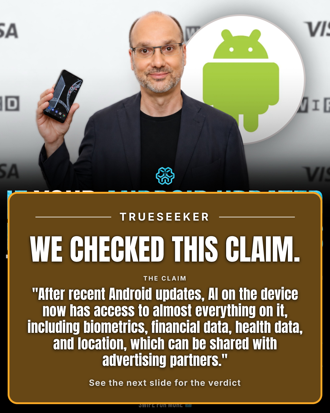 Fact-check card, verdict Partially accurate but misleading